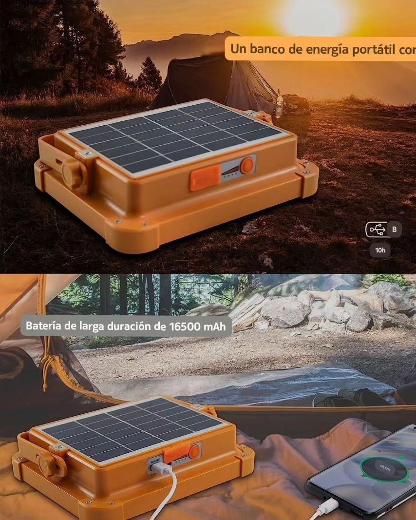 120w Lámpara Solar Portatil Recargable