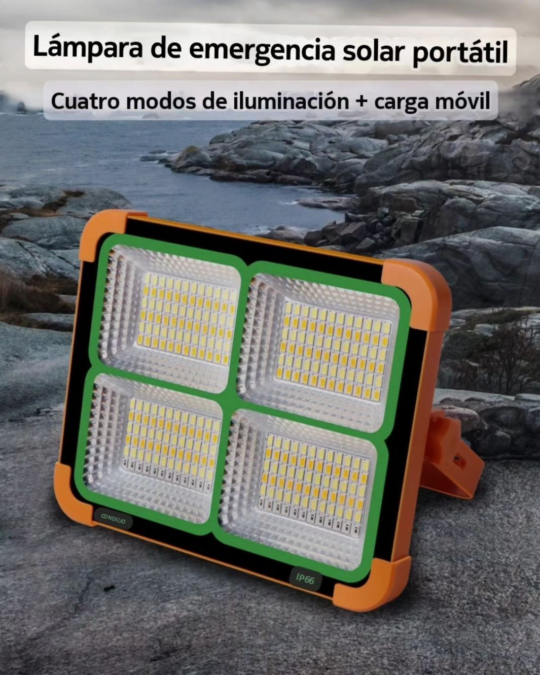 120w Lámpara Solar Portatil Recargable