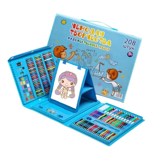 SET DE ARTES PARA NIÑOS 208 PIEZAS